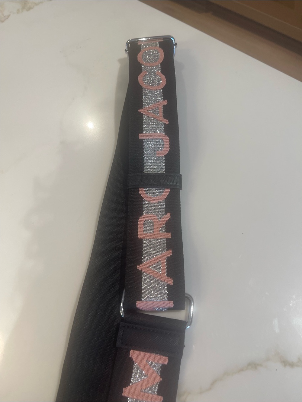 Marc Jacobs Logo Webbing Strap NEW